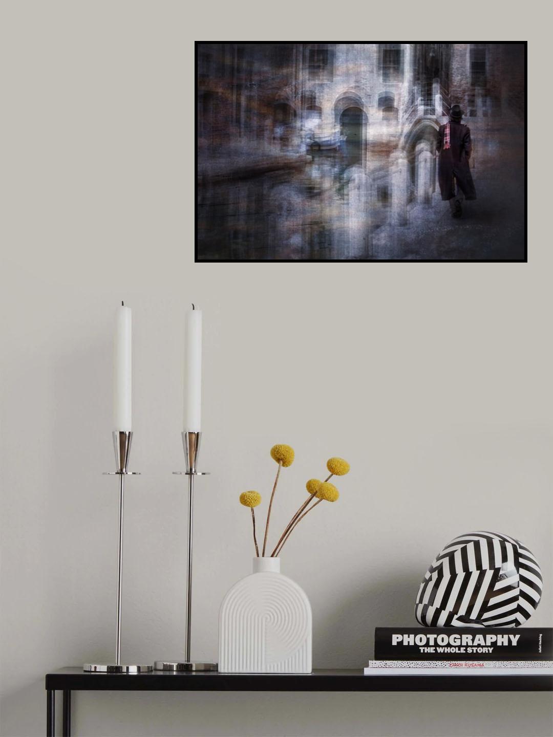 along the canal Poster och Canvastavla