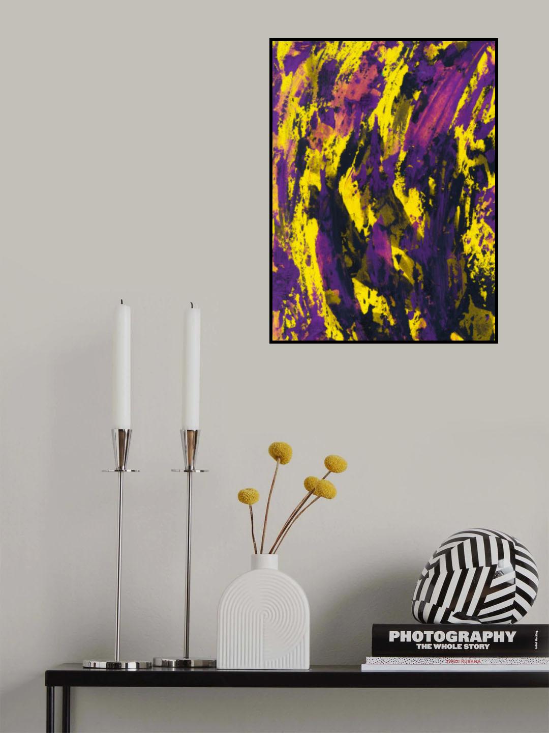 colored paints Poster och Canvastavla