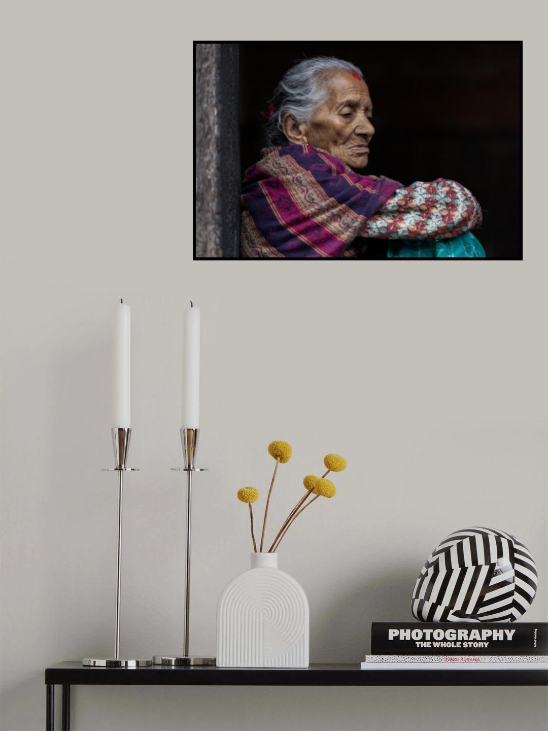 sadness on face Poster och Canvastavla