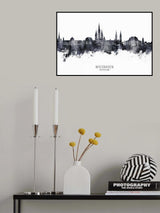 Wiesbaden Germany Skyline Poster och Canvastavla