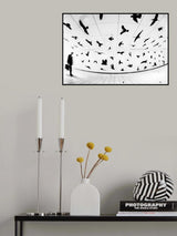 The street of birds Poster och Canvastavla