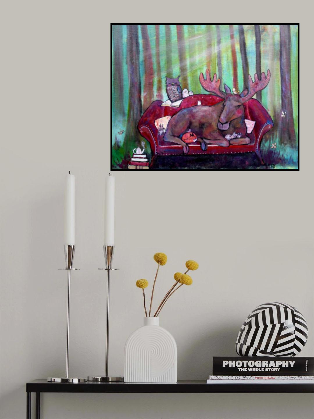 The Red Sofa Poster och Canvastavla