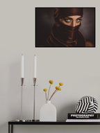 Mysterious eyes Poster och Canvastavla