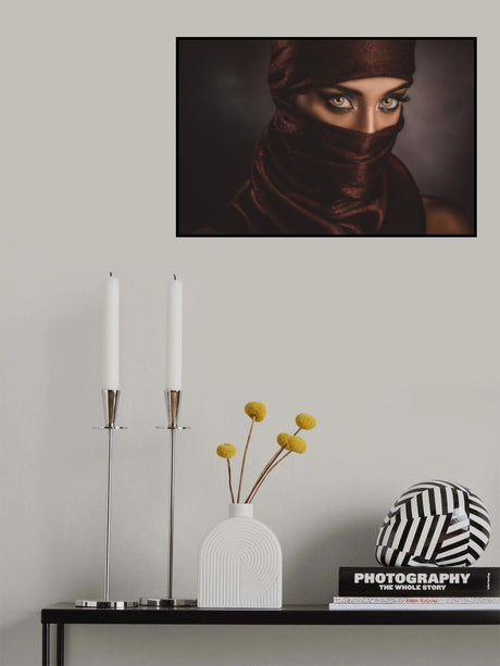 Mysterious eyes Poster och Canvastavla