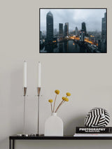 Wuhan skyline Poster och Canvastavla