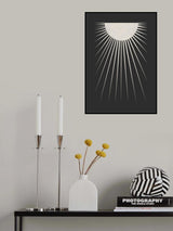 Minimal Moon Poster och Canvastavla