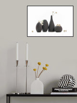 Snowy Flowers Poster och Canvastavla