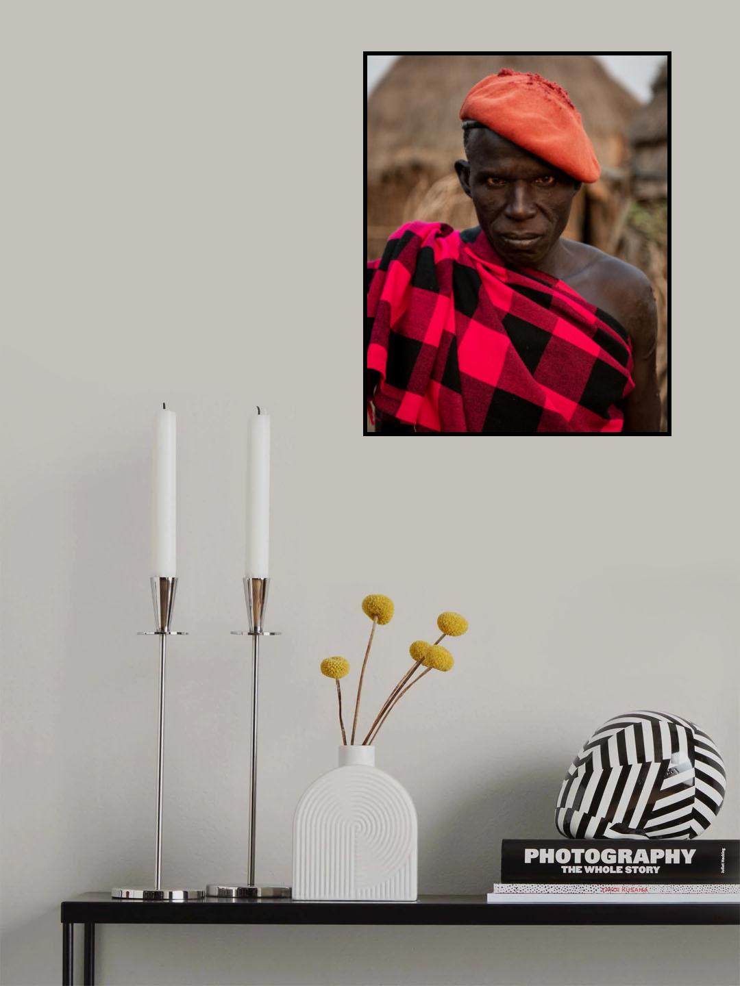 A Striking Jiye Man In The Morning Light Poster och Canvastavla