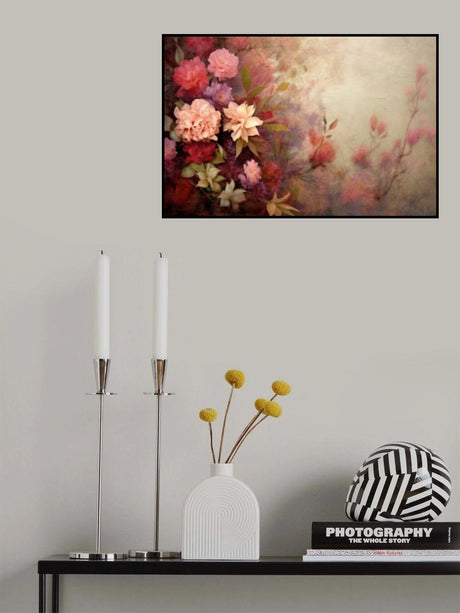 Fa Vintage Floral 14 Poster och Canvastavla