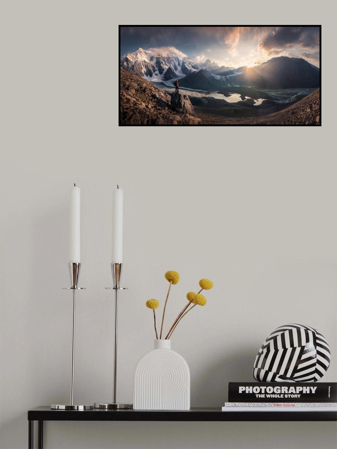 Mount Bogda 5445 《天山来客》 Poster och Canvastavla