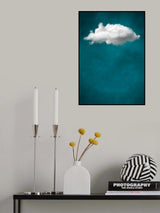Teal Cloud No 1 Poster och Canvastavla