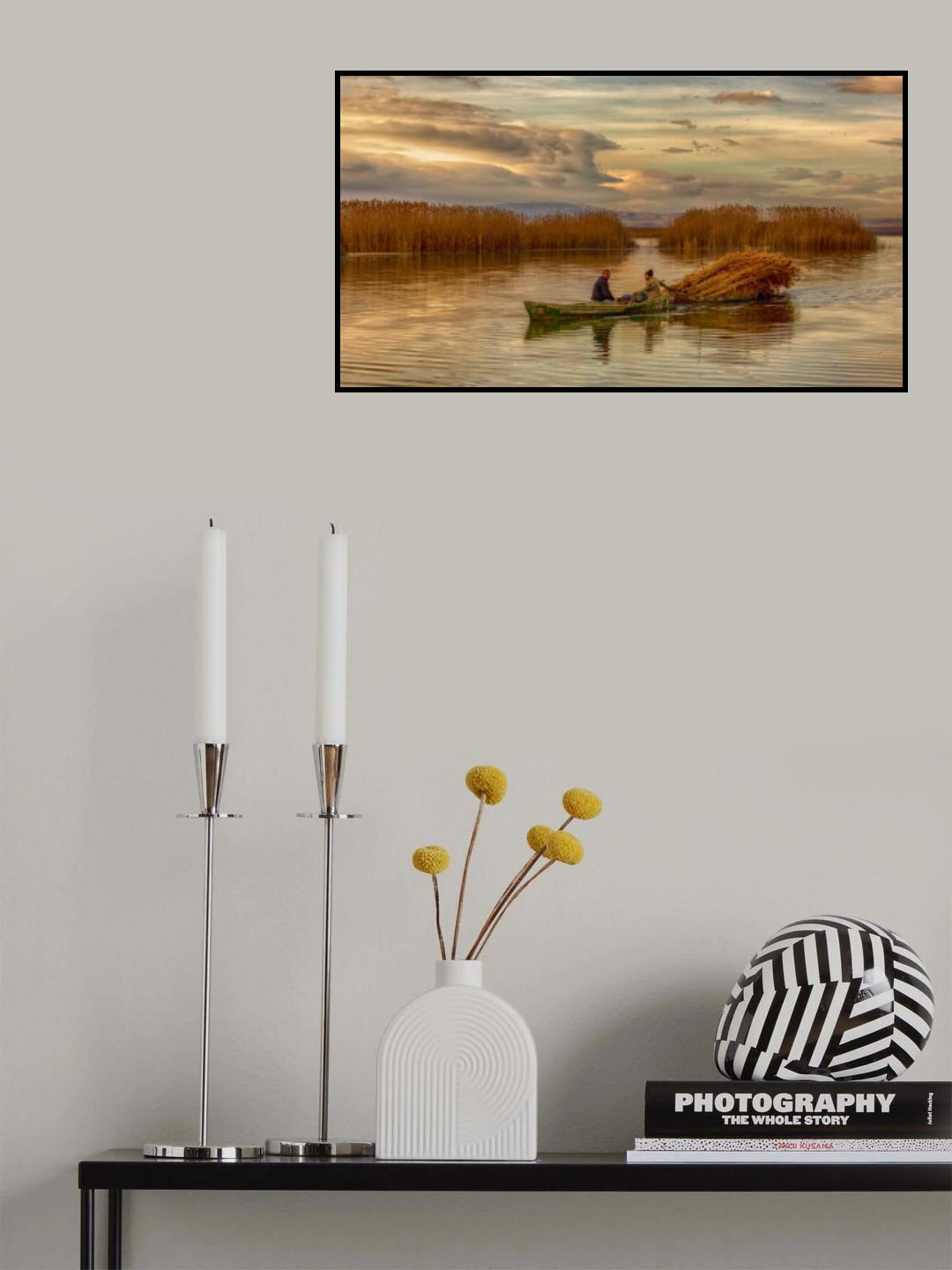 lake workers Poster och Canvastavla