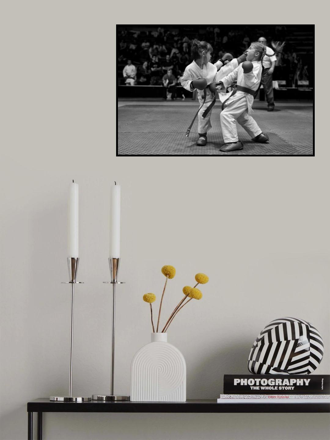 Mawashi geri Poster och Canvastavla