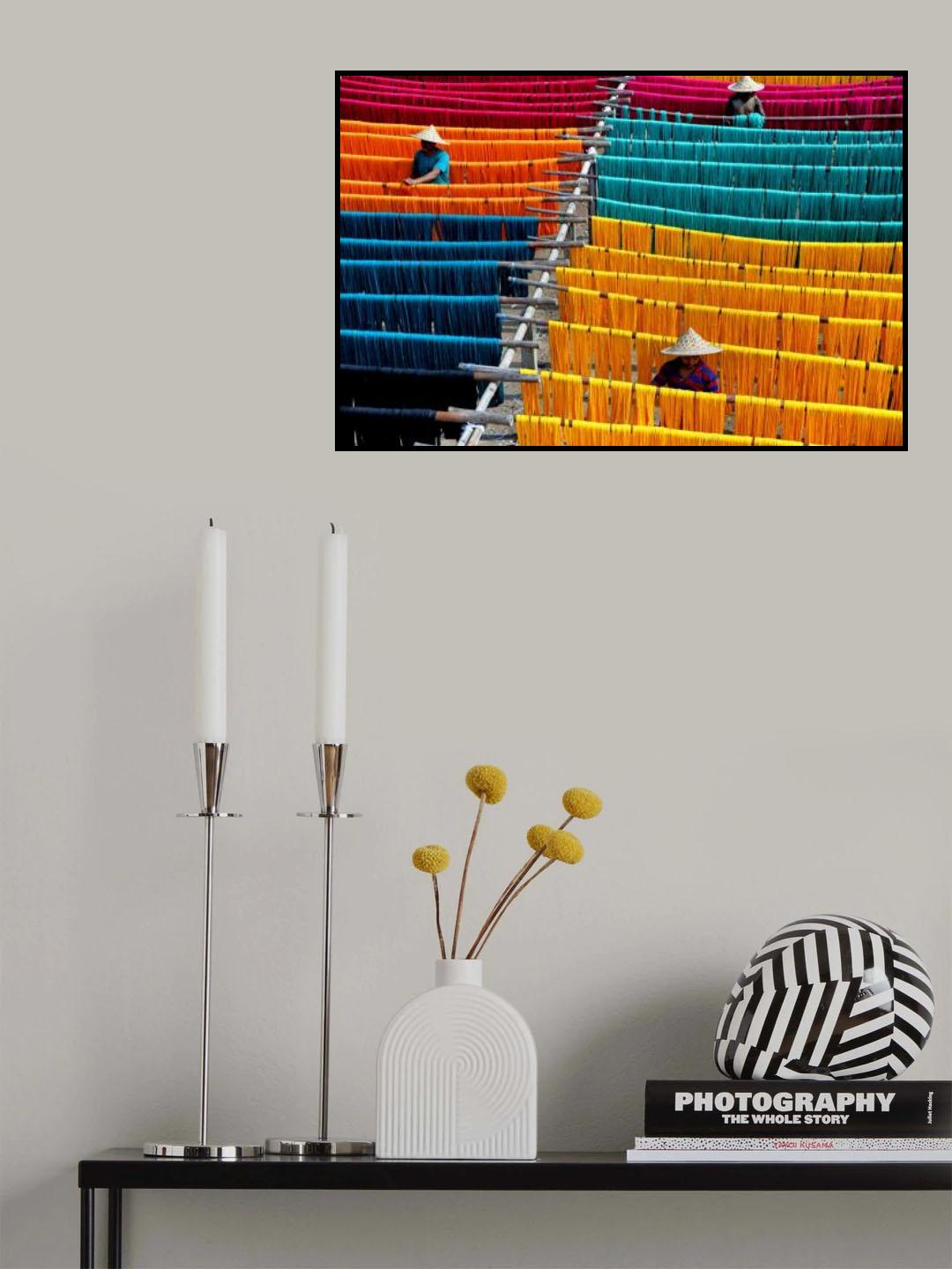 Thread drying Poster och Canvastavla