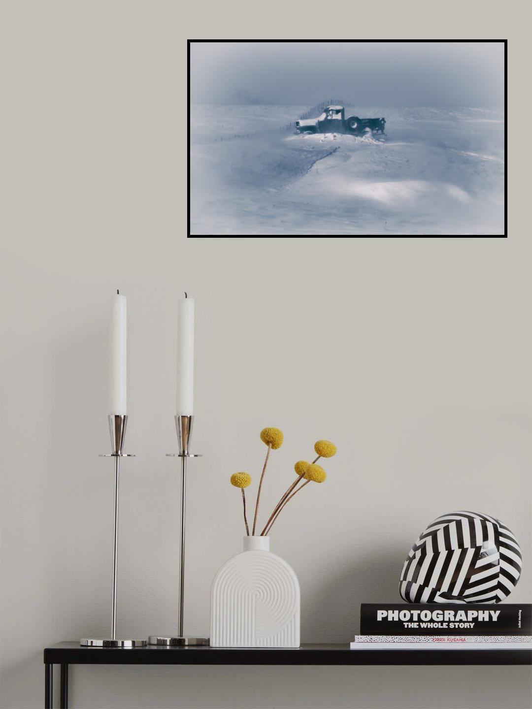 In the blizzard Poster och Canvastavla
