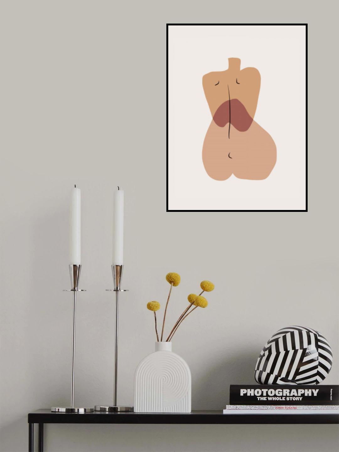 Abstract Torso Poster och Canvastavla