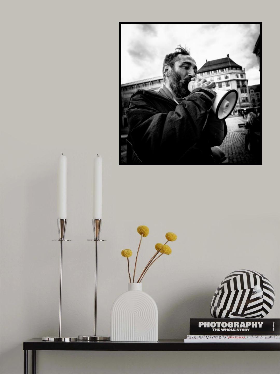 Happy musician Poster och Canvastavla
