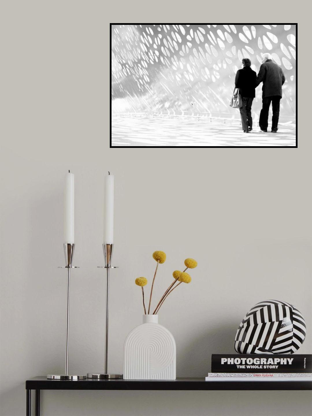 Walk in the light Poster och Canvastavla
