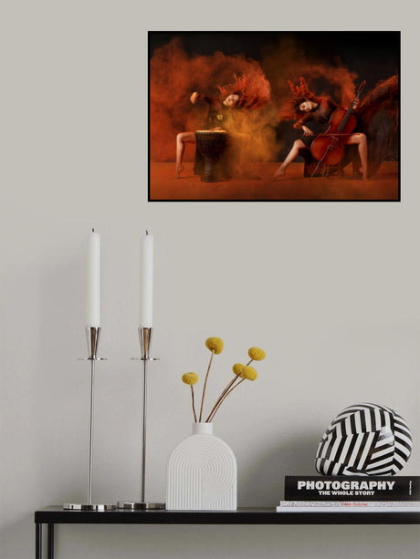 Brisk Music Poster och Canvastavla