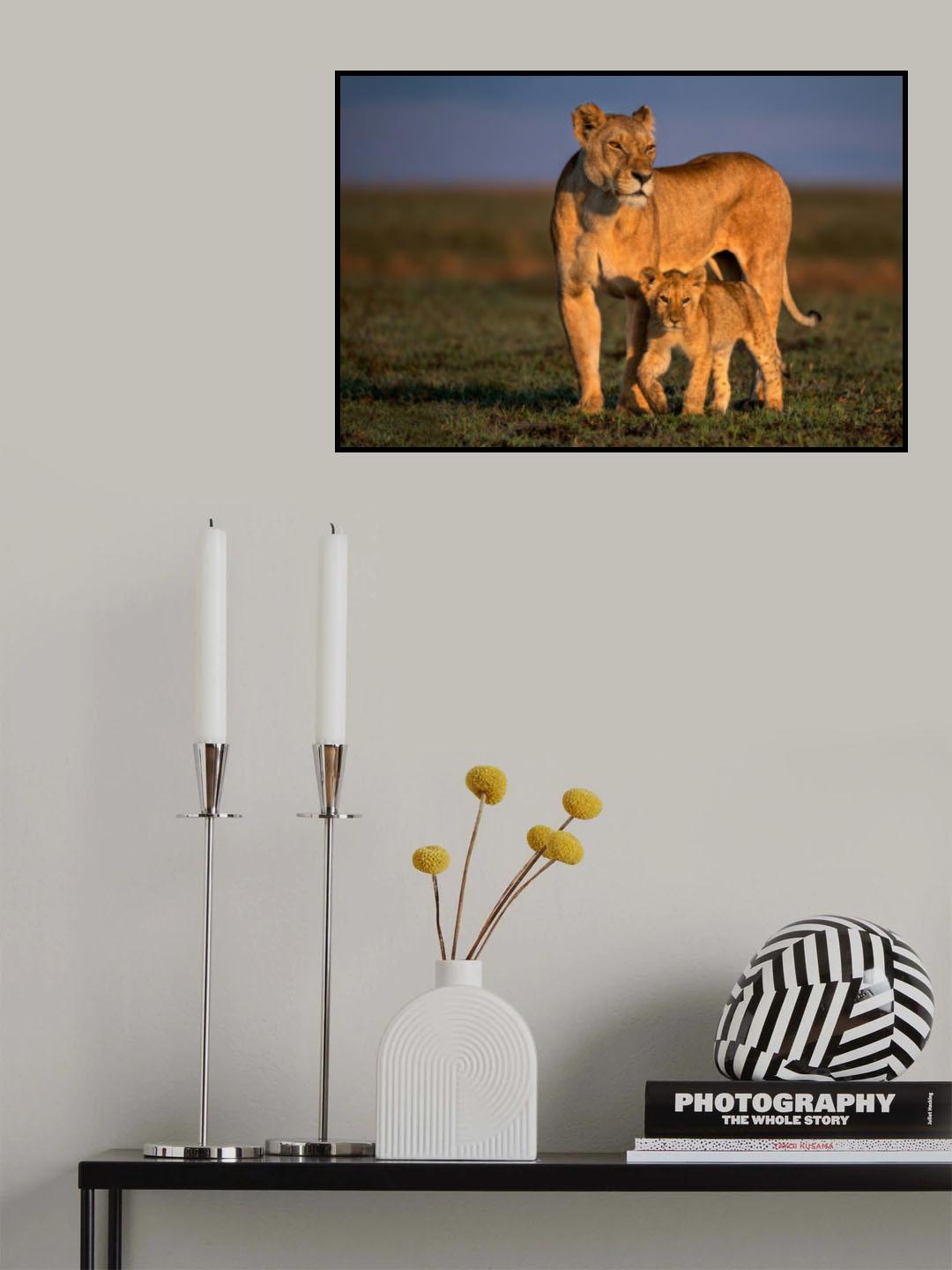 Mother &amp; son Poster och Canvastavla