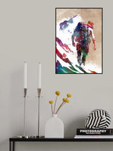 Mountaineer Sport Art 12 Poster och Canvastavla