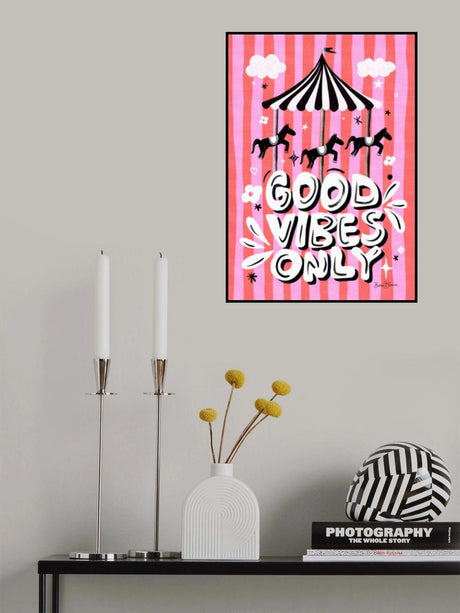 Carousel Good Vibes Only Poster och Canvastavla