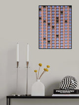 Rhythmic windows Poster och Canvastavla