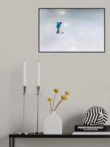 painting the earth to white Poster och Canvastavla