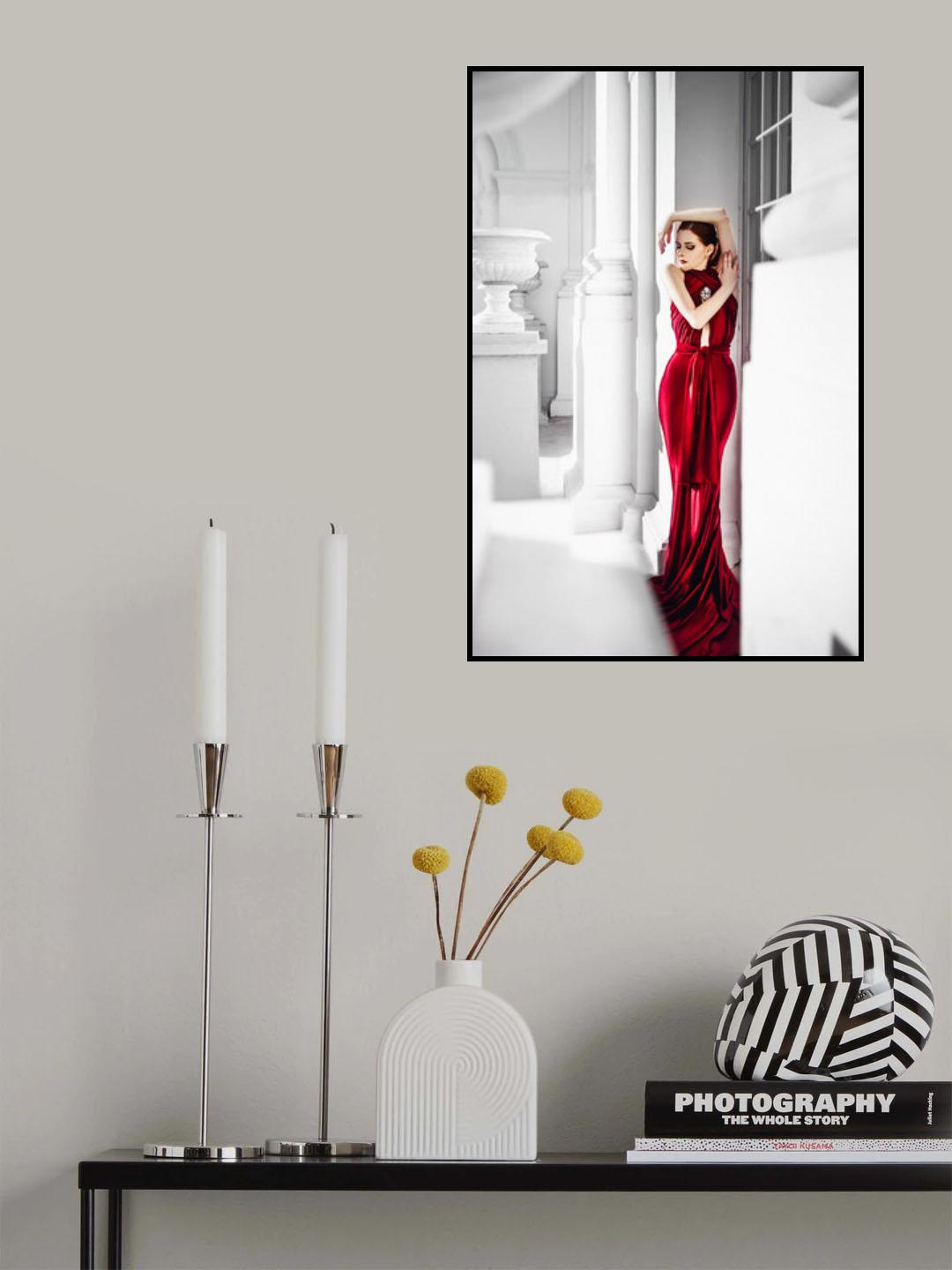 Red Elegance Poster och Canvastavla