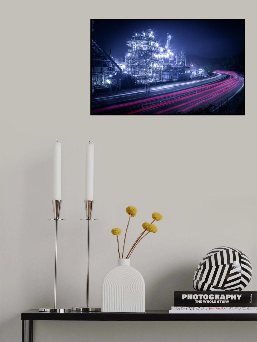 Beautiful at Night Poster och Canvastavla