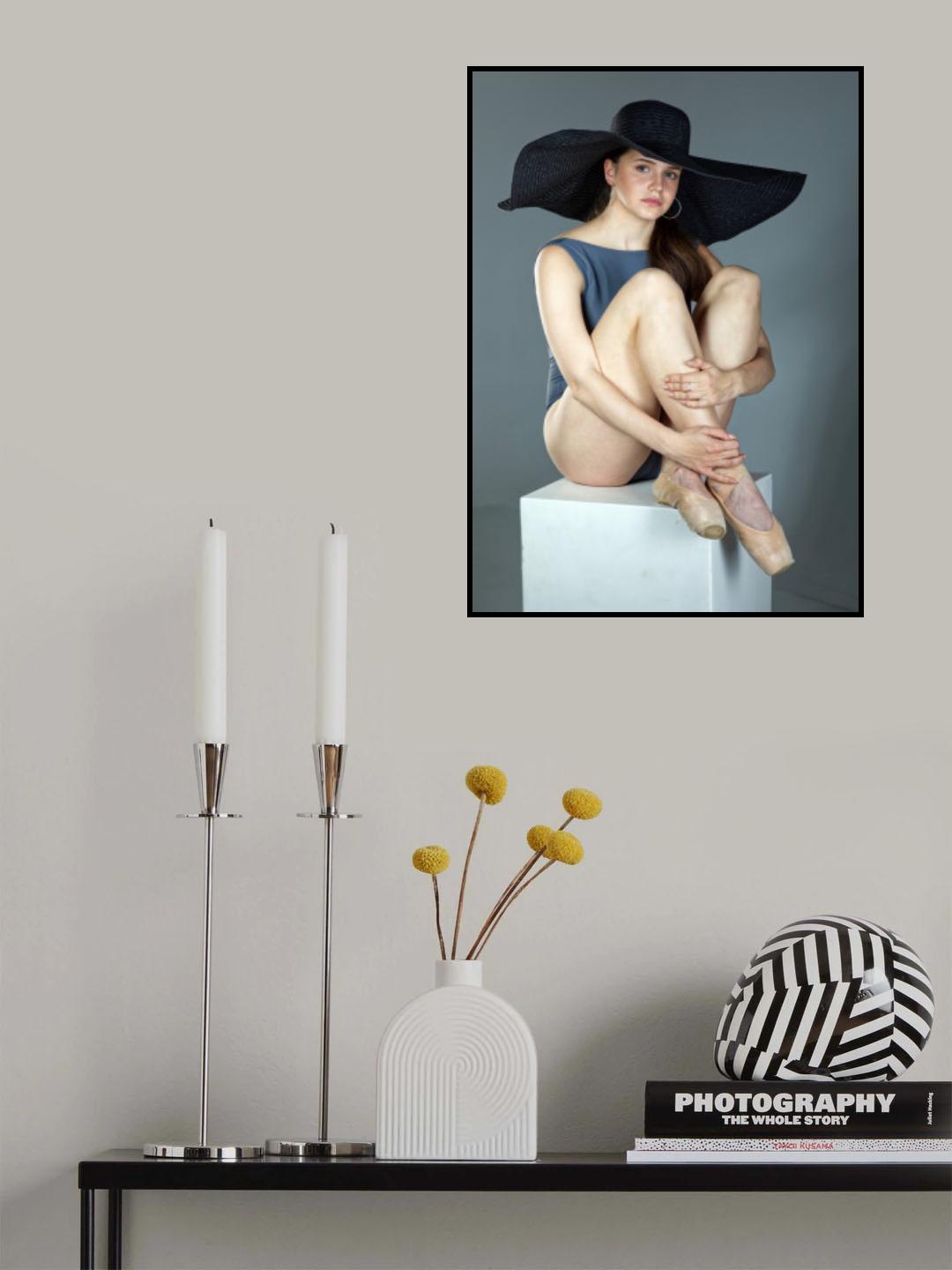 The black hat. Poster och Canvastavla