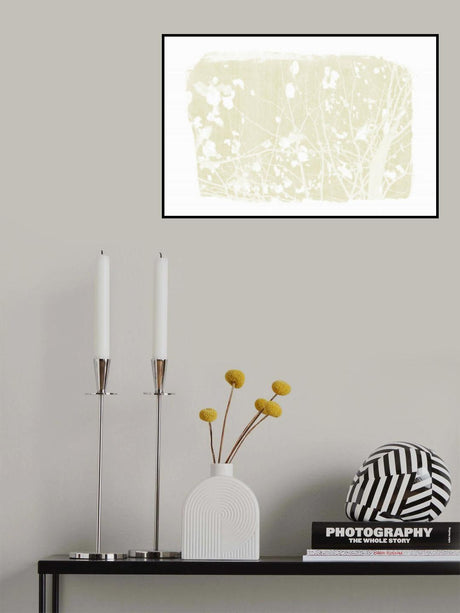 Ivory Tree Foliage Silhouette Poster och Canvastavla