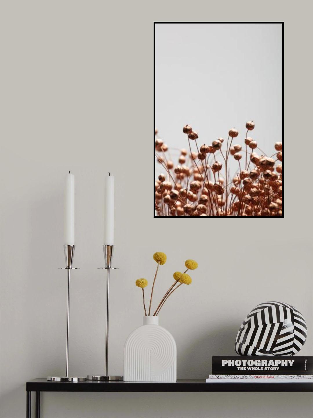 Dried Grass Copper 03 Poster och Canvastavla