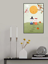 Happy Mid Autumn Festival Tradition Poster och Canvastavla