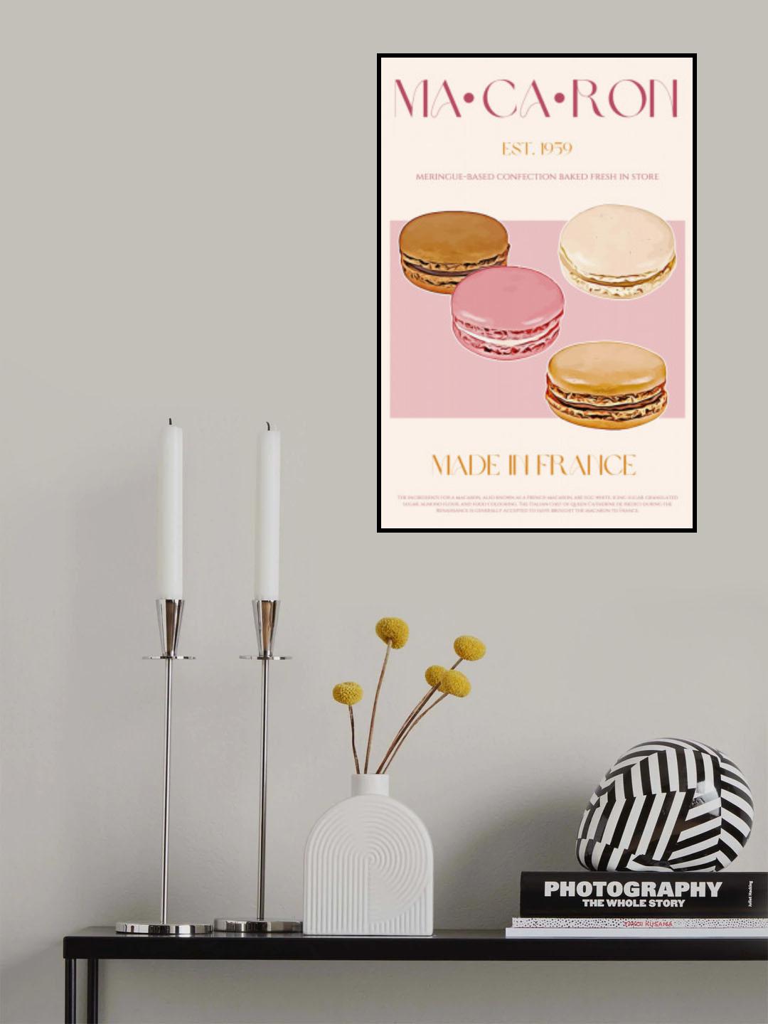 Macaron Print Poster och Canvastavla