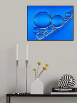 Sparkling Blue Poster och Canvastavla