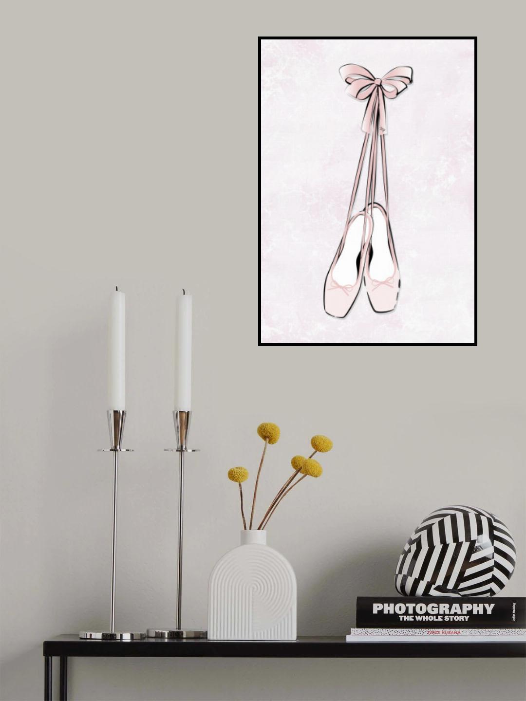 Ballerina Shoes Poster och Canvastavla