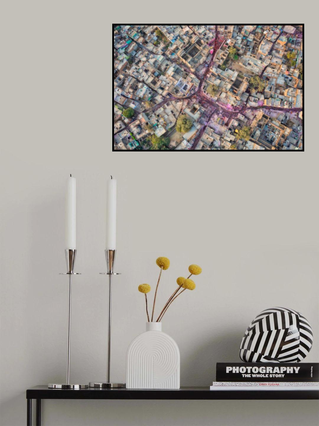 Roads of holi Poster och Canvastavla