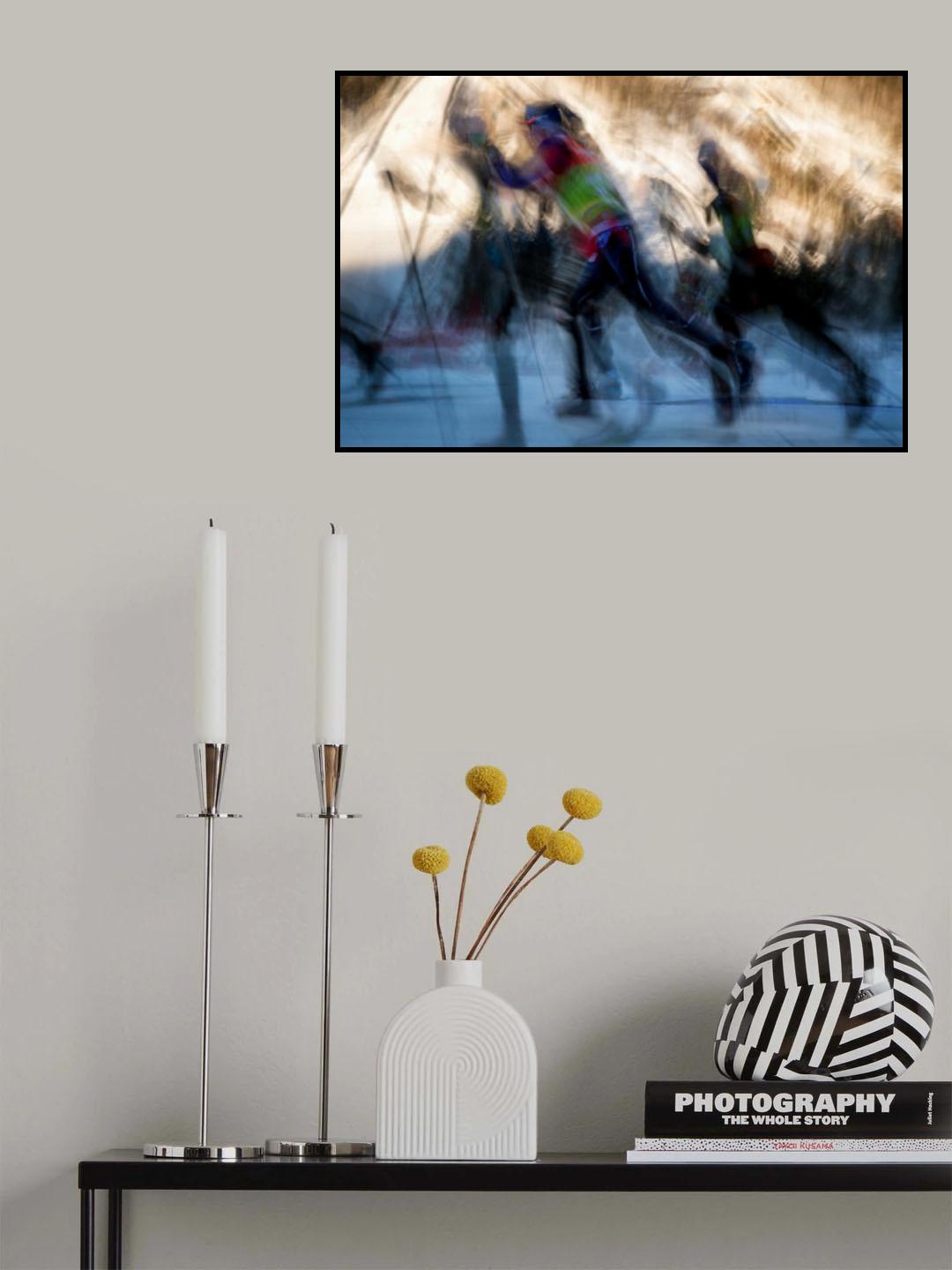 Race Poster och Canvastavla