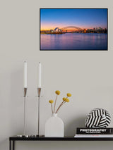 Sydney from Mrs Macquarie's Chair Poster och Canvastavla