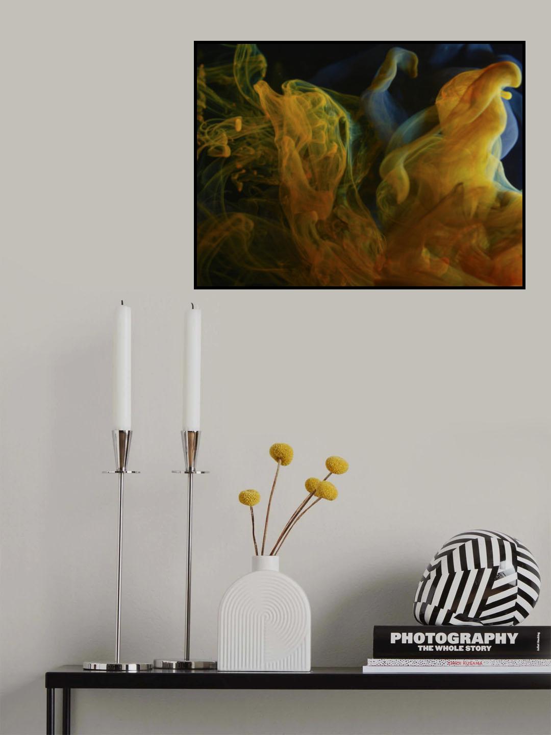 ink in water Poster och Canvastavla