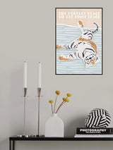 Tiger Typography Kids Quote Poster och Canvastavla