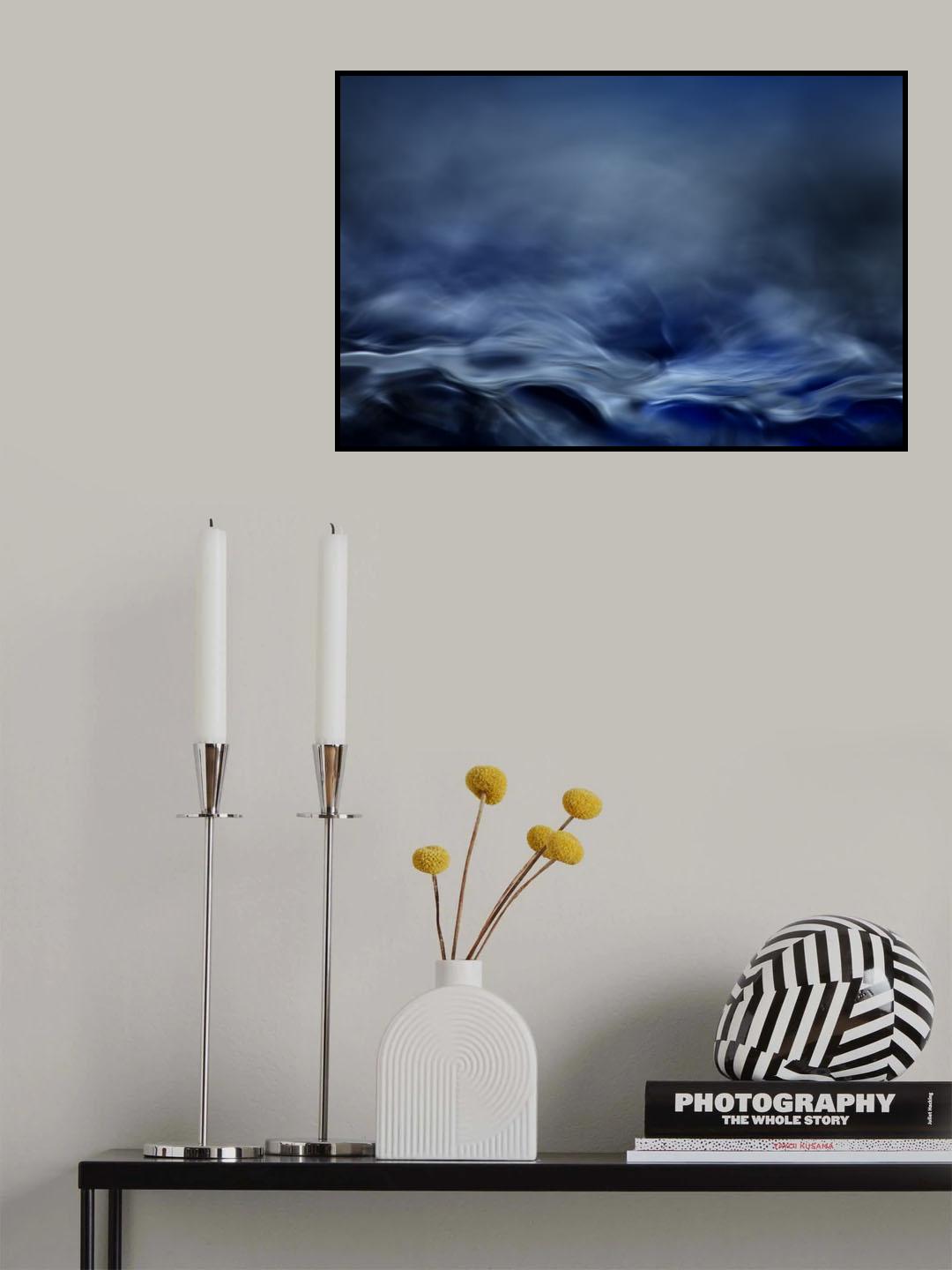 Blue fantasy Poster och Canvastavla