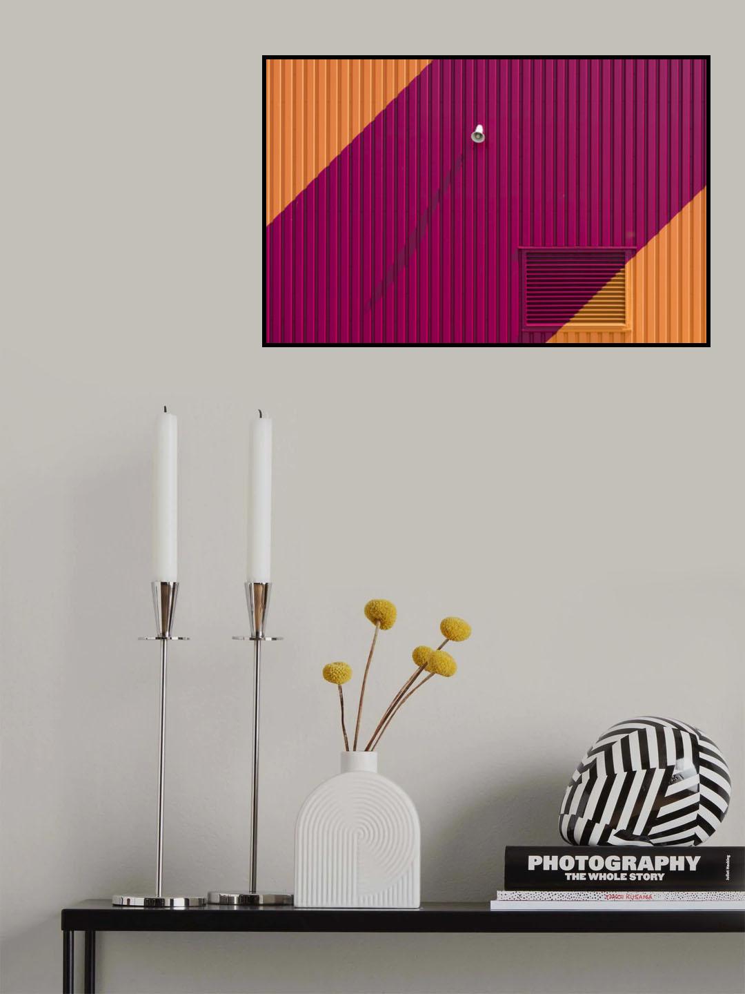 Orange corners Poster och Canvastavla