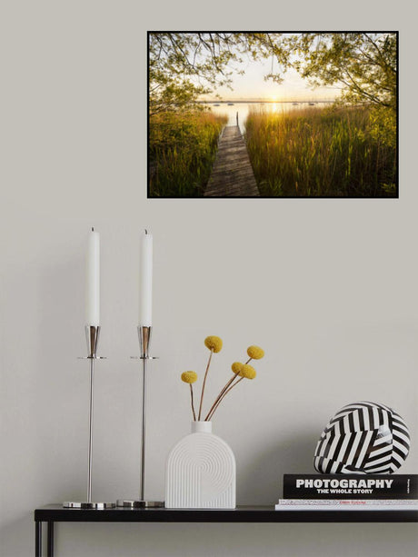 Golden Jetty Poster och Canvastavla