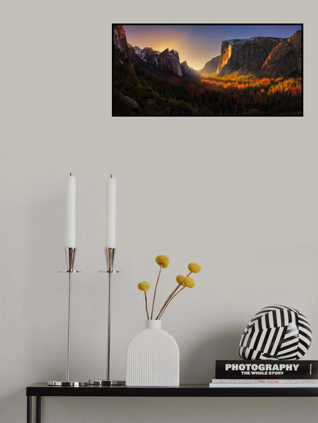 Yosemite Firefall Poster och Canvastavla
