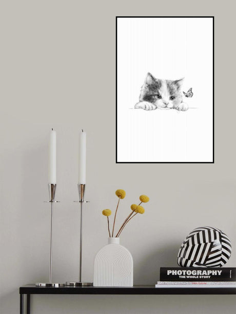 Black Cat Home Poster och Canvastavla