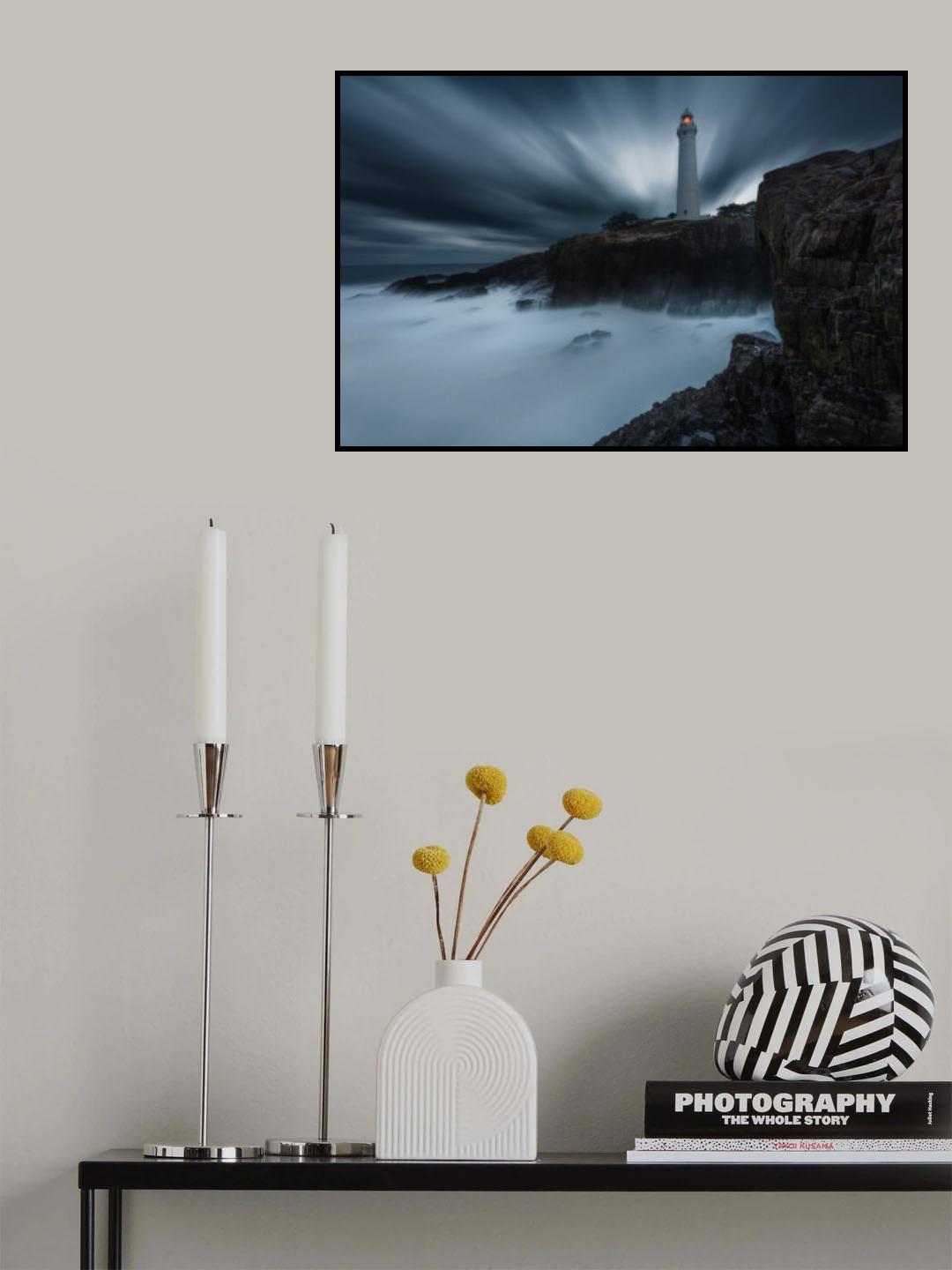 Long exposure of the ocean Poster och Canvastavla