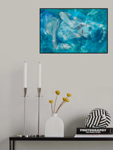 A blue mermaid Poster och Canvastavla