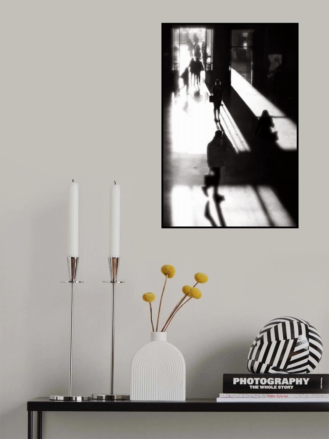 Waiting Girl Poster och Canvastavla